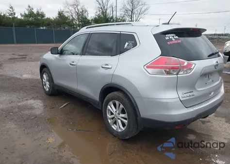 2015 Nissan Rogue Sv from USA, damaged, VIN KNMAT2MV5FP507053
